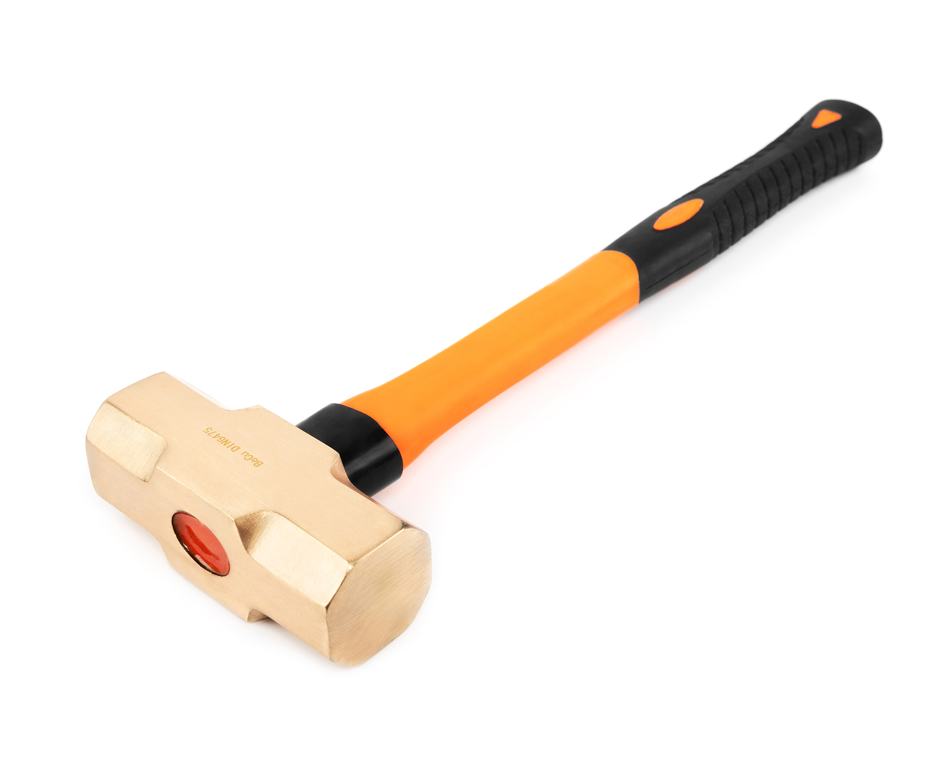 Кувалда тупоносая 8,2 кг BeCu рукоятка фибергласс искробезопасная 191-1038, HORTZ