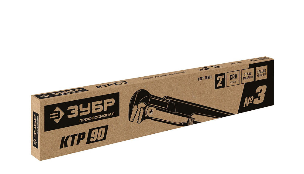 Трубный ключ КТР-90, №3, 2, 560 мм ЗУБР Профессионал 27335-3_z02