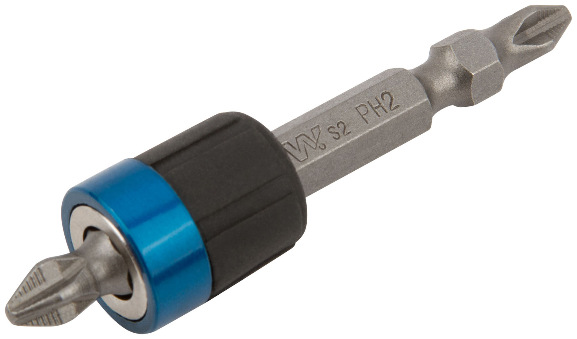 Адаптер для шурупов магнитн. WP Профи + 1 бита 65 мм, S2 сталь РН2 / РН2 (57743)