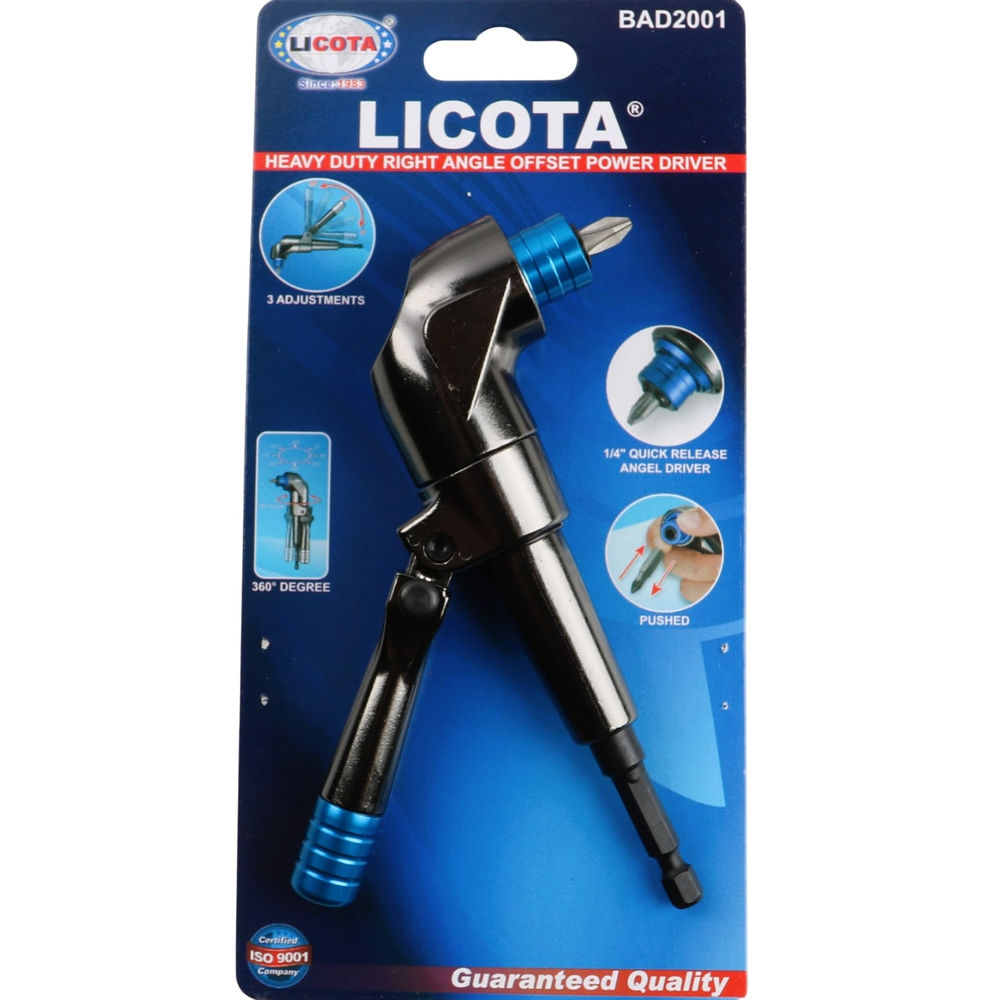 Держатель для бит 1/4 угловой усиленный, Licota, BAD2001