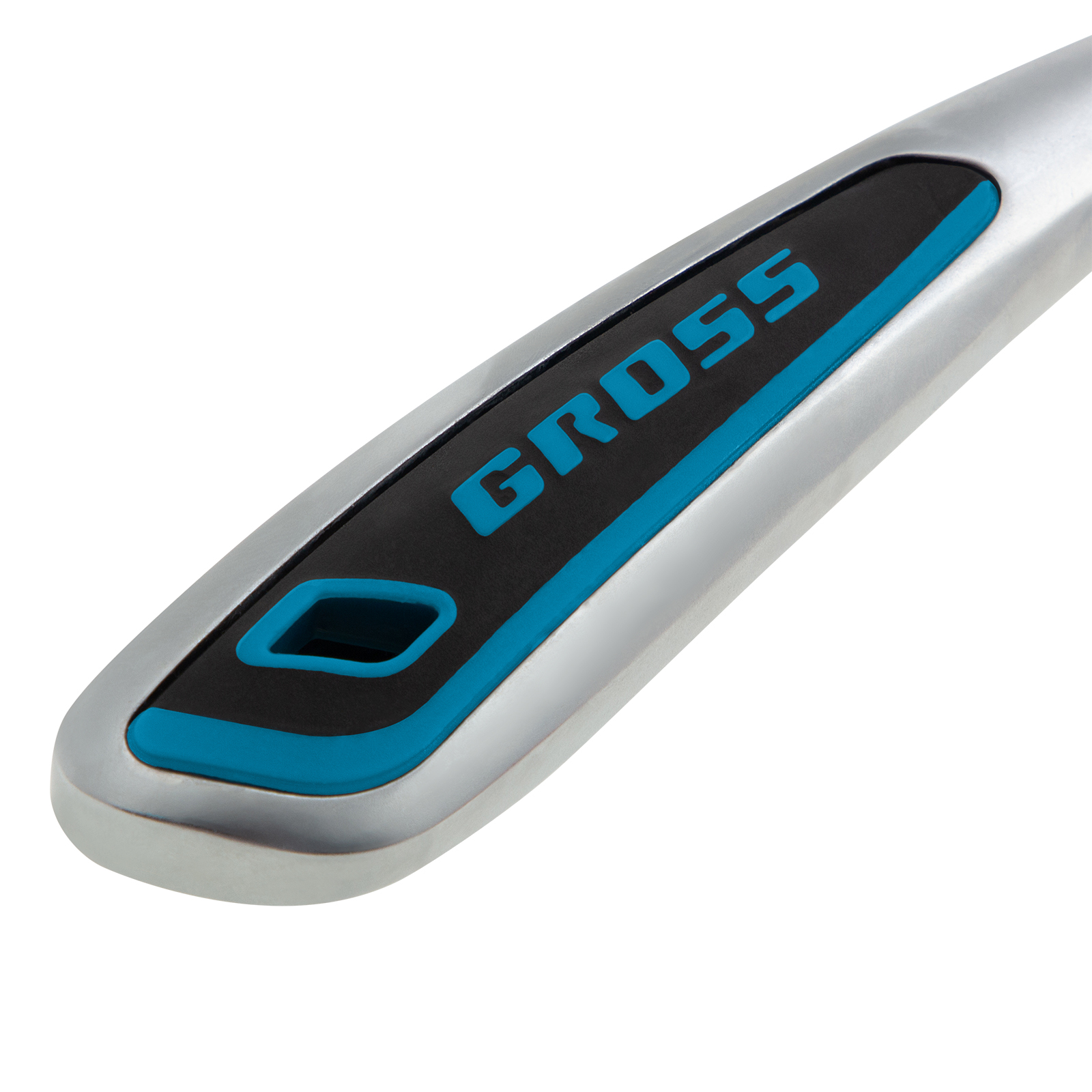 Ключ-трещотка 1/2, CrV, 120 зубьев, с быстрым сбросом, цельнометаллический, хром Gross