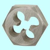 Плашка М 9,0 (1,25) шестигранная 9ХС, S 22мм 6g DIN382 CNIC