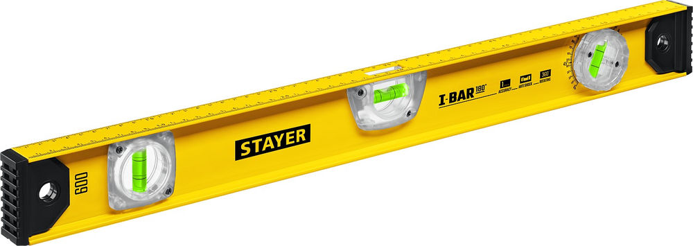 Уровень двутавровый с поворотным глазком I-Bar STAYER 180 600 мм 3470-060_z02  