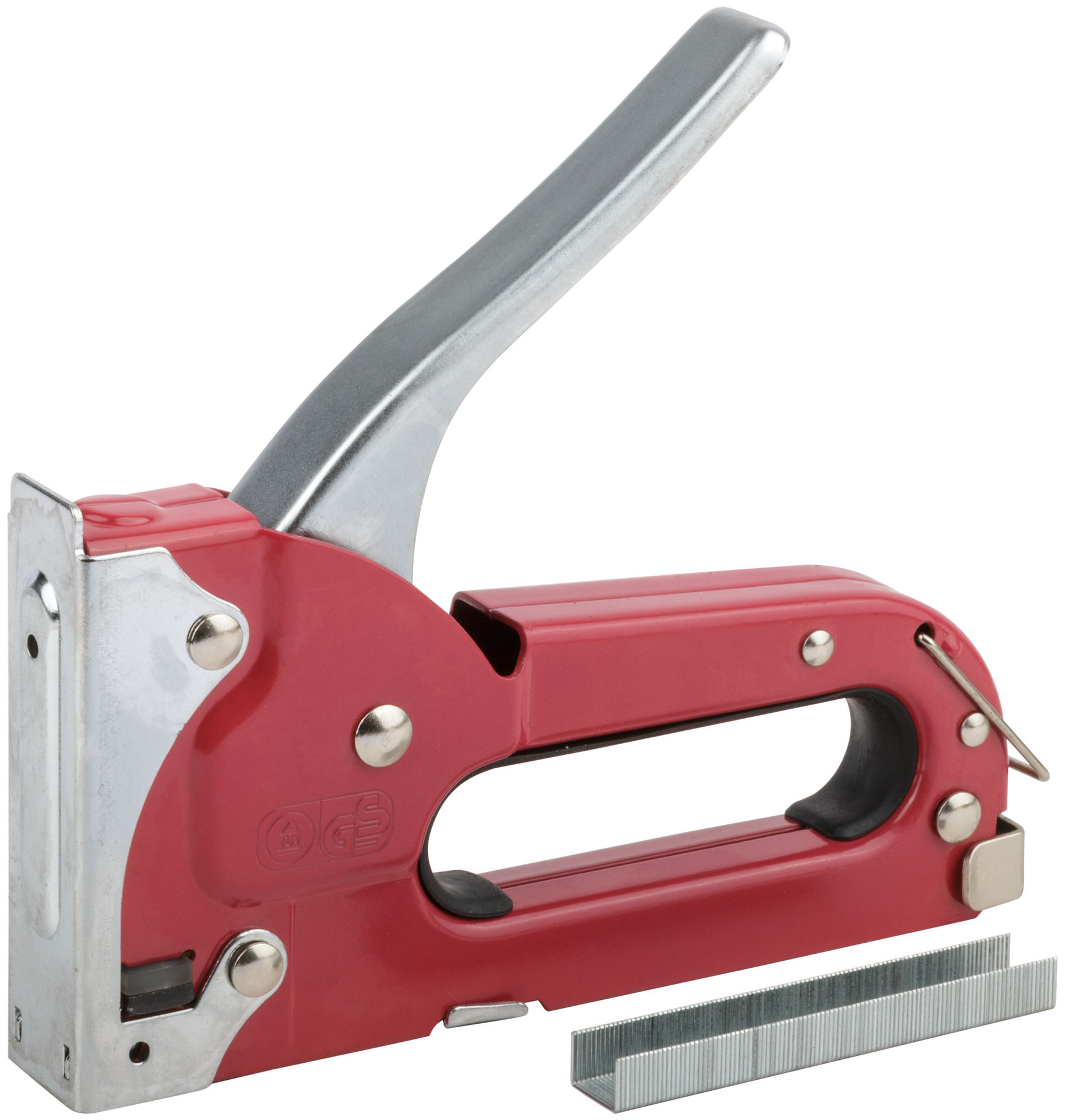 Степлер для узких скоб тип 53 4-8 мм, металлический корпус (32084)