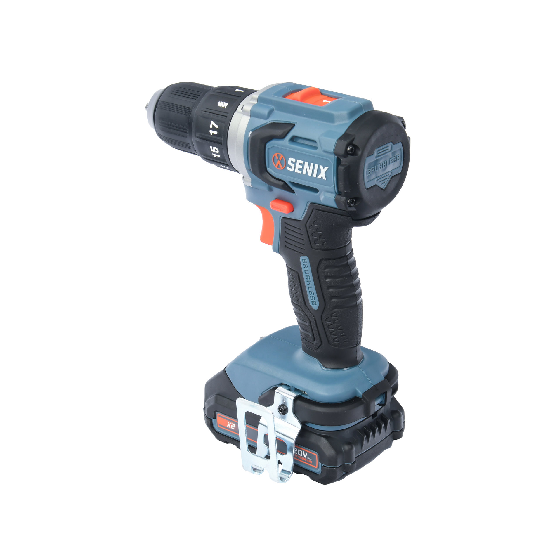 Дрель-шуруповерт, 60 Нм, без АКБ и ЗУ X2 20В