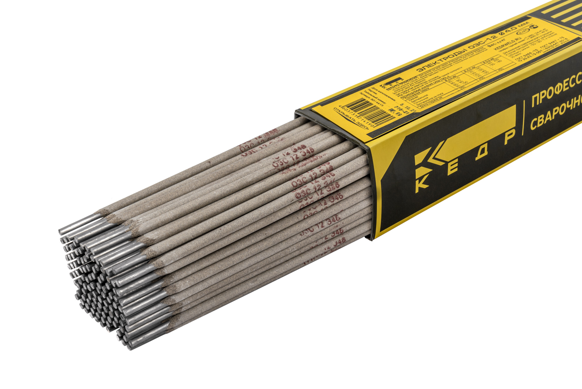 Электроды КЕДР ОЗС-12 D 4,0 мм (пачка 6,5кг)