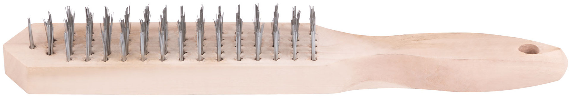 Корщетка с деревянной ручкой 5-ти рядная (38401)