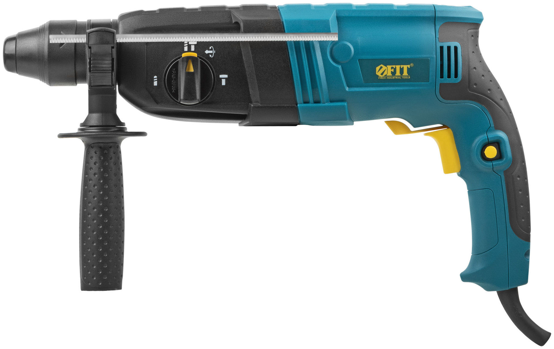 Перфоратор монтажный 900 Вт; 0-1150 об/мин; 0-5100 уд/мин; 3,3 Дж; 3 реж.; SDS-PLUS; реверс; 3,3 кг; кейс (80109)