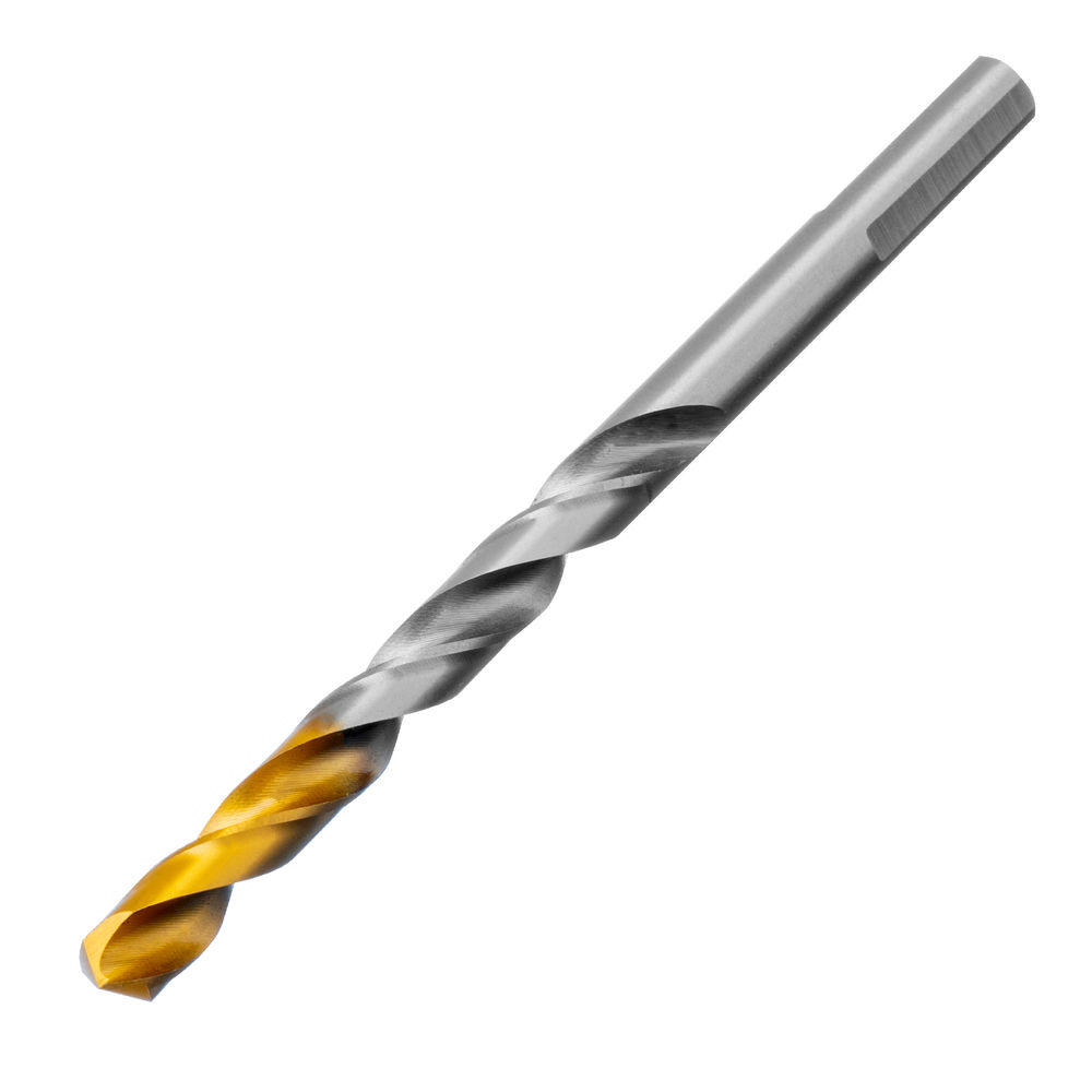 Сверло спиральное по металлу 7,0 x 109 мм, Р6М5, Golden Tip Denzel (718237)