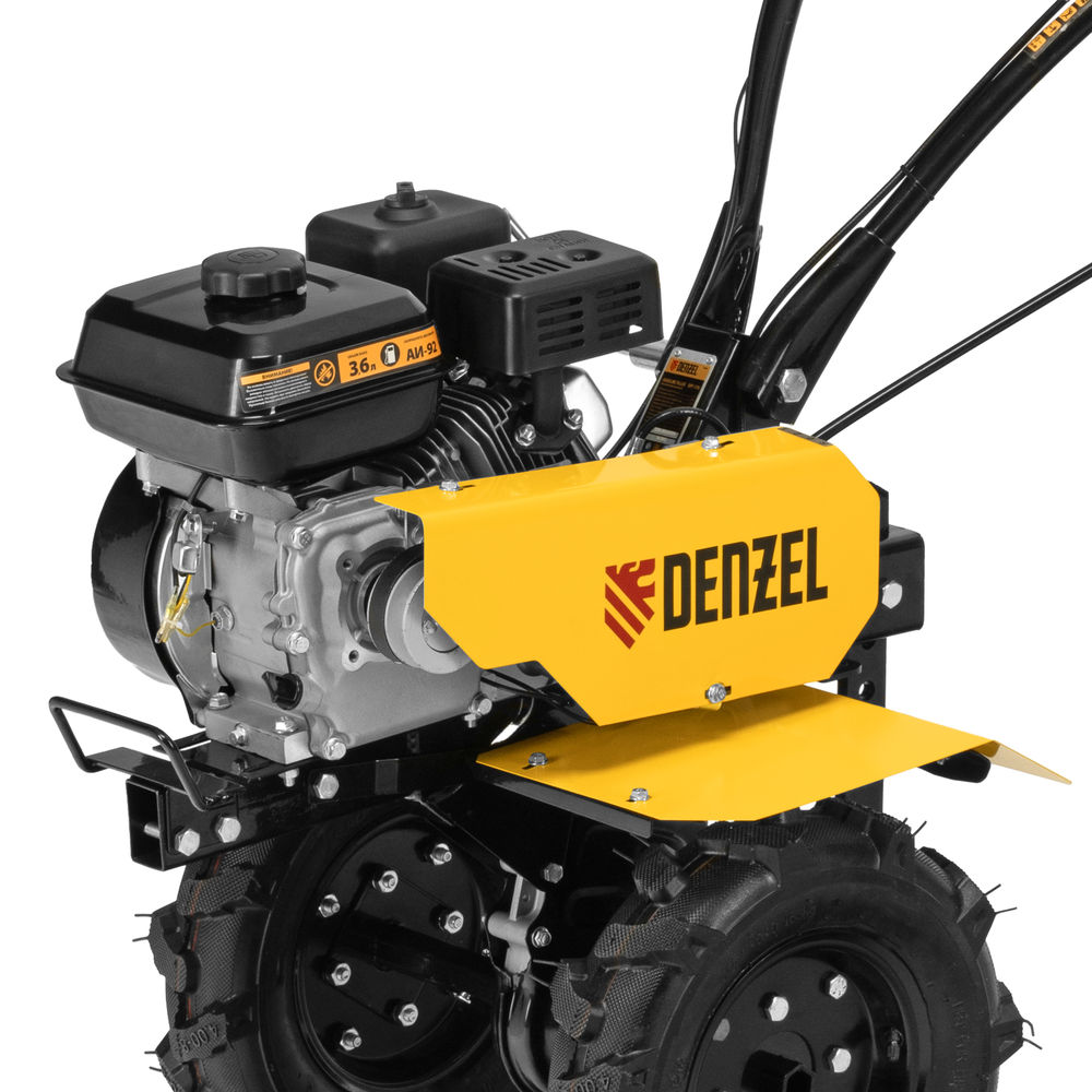 Мотоблок DPT-170, 7 л.с., ремен.сцеп, шир 85 см, глуб 35 см,фрез 3х3,ШОМ,скор 2В/1Н,кол 8 Denzel (56431)