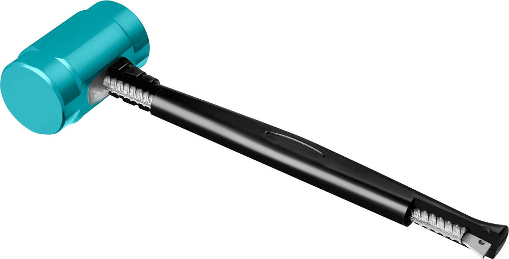 Цельностальная кувалда с удлинённой обрезиненной рукояткой 10 кг 720 мм СИБИН 20132-10