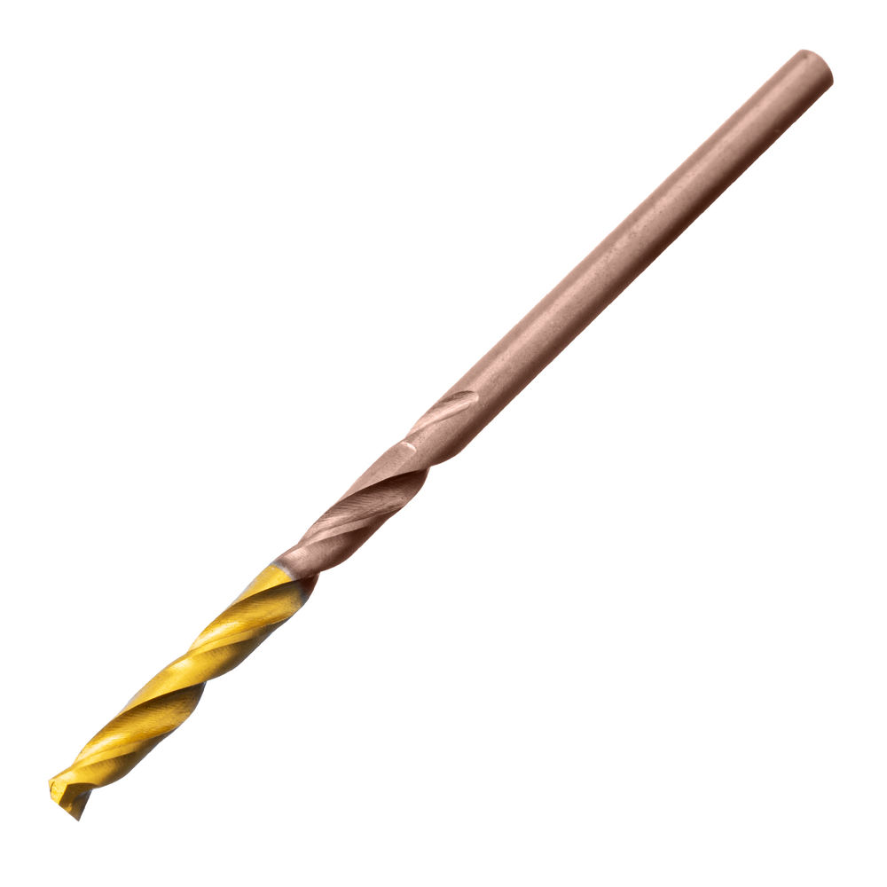 Набор сверл по металлу, 1-13 мм, Р6М5К8-TiN, Golden Tip, 25 шт Denzel (723010)