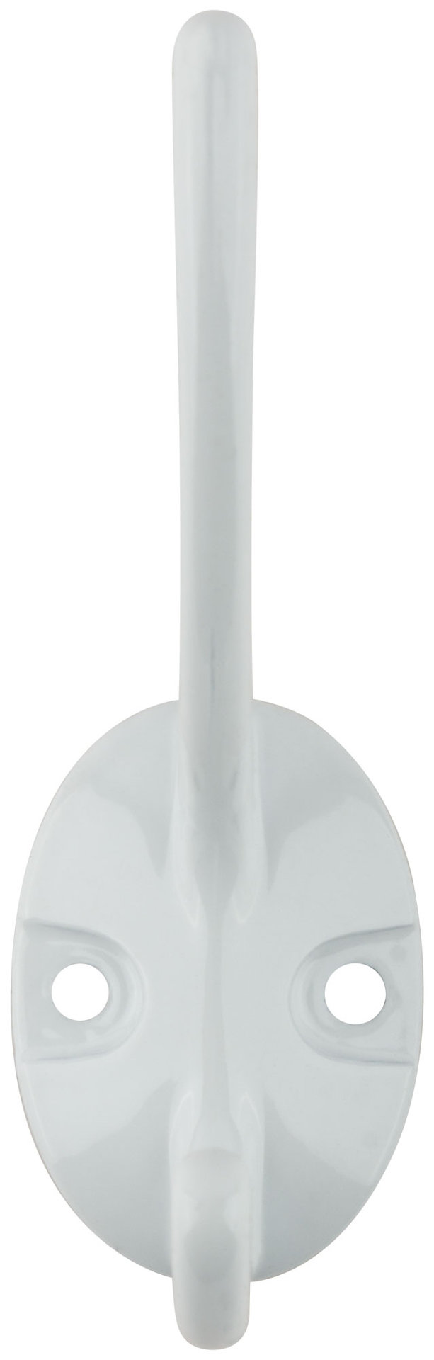 Крючок-вешалка двойной, белый (66873)