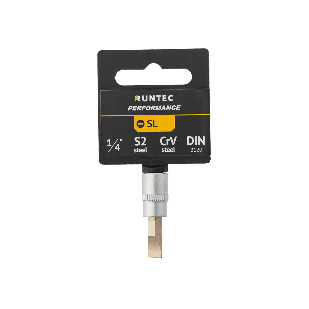 RUNTEC RT-H14SSL5.5 Головка торцевая со вставкой RUNTEC CrV, 1/4, SL5.5 (RT-H14SSL5.5)