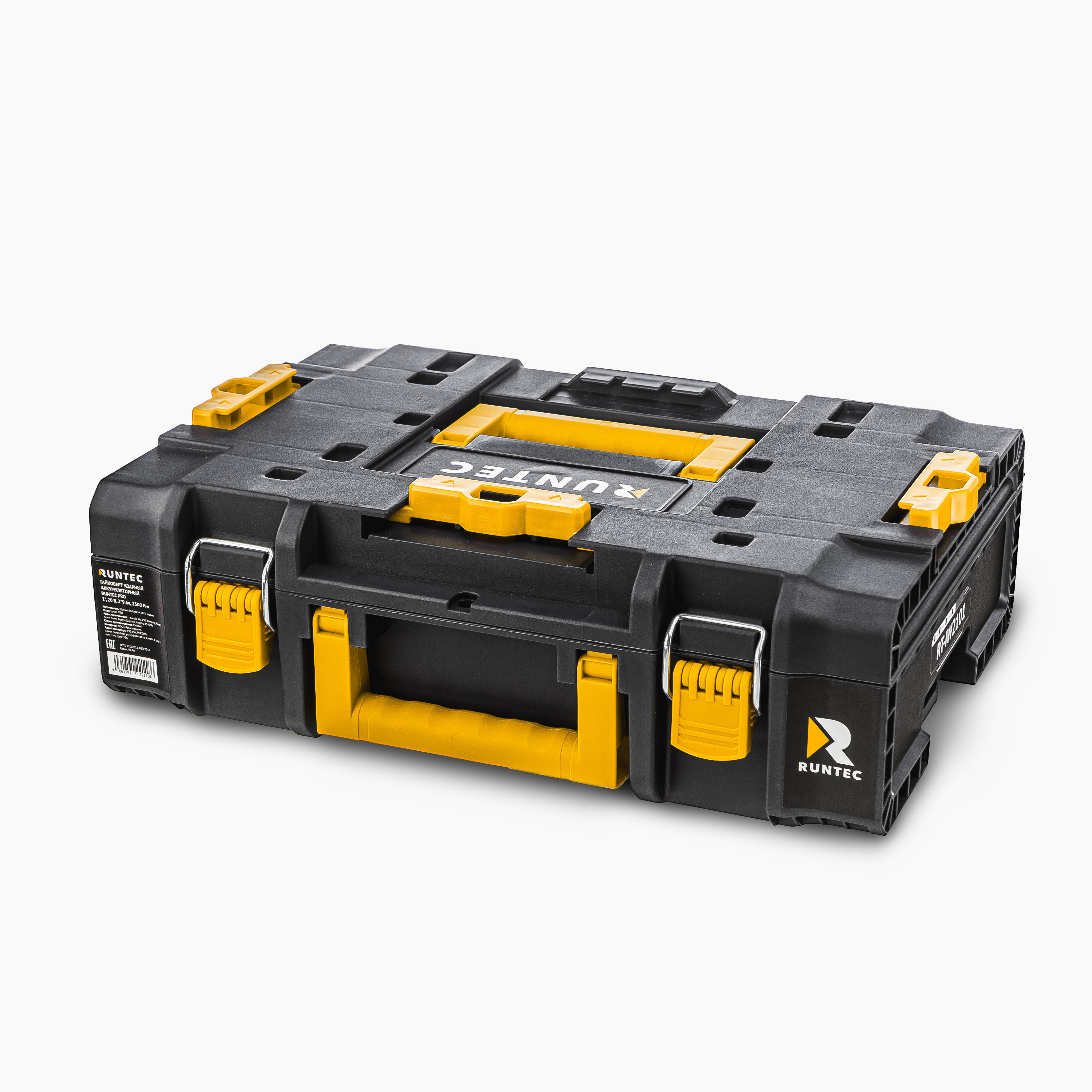Гайковерт ударный аккумуляторный PRO 1, 20В, 2*9Ач, 2300Нм RUNTEC RT-IW2101