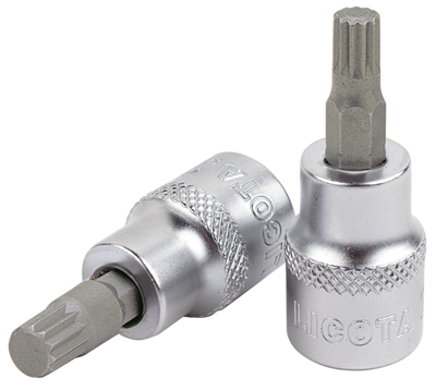 Головка торцевая с вставкой spline M12 L=55 мм 1/2 Licota H4RM12