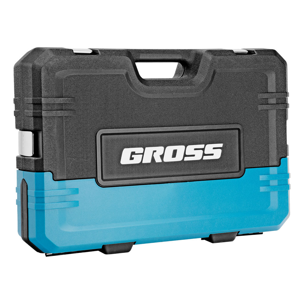 Набор инструментов, 1/2, 3/8, 1/4, CrV, 120 зубьев, 216 предметов Gross