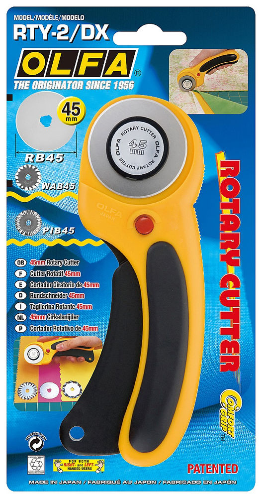 Нож с круговым лезвием 45 мм OLFA OL-RTY-2/DX