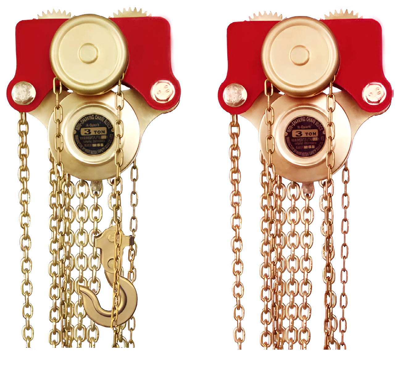 Таль цепная с кареткой (2т) искробезопасная, сплав AlCu 307C-1006, HORTZ