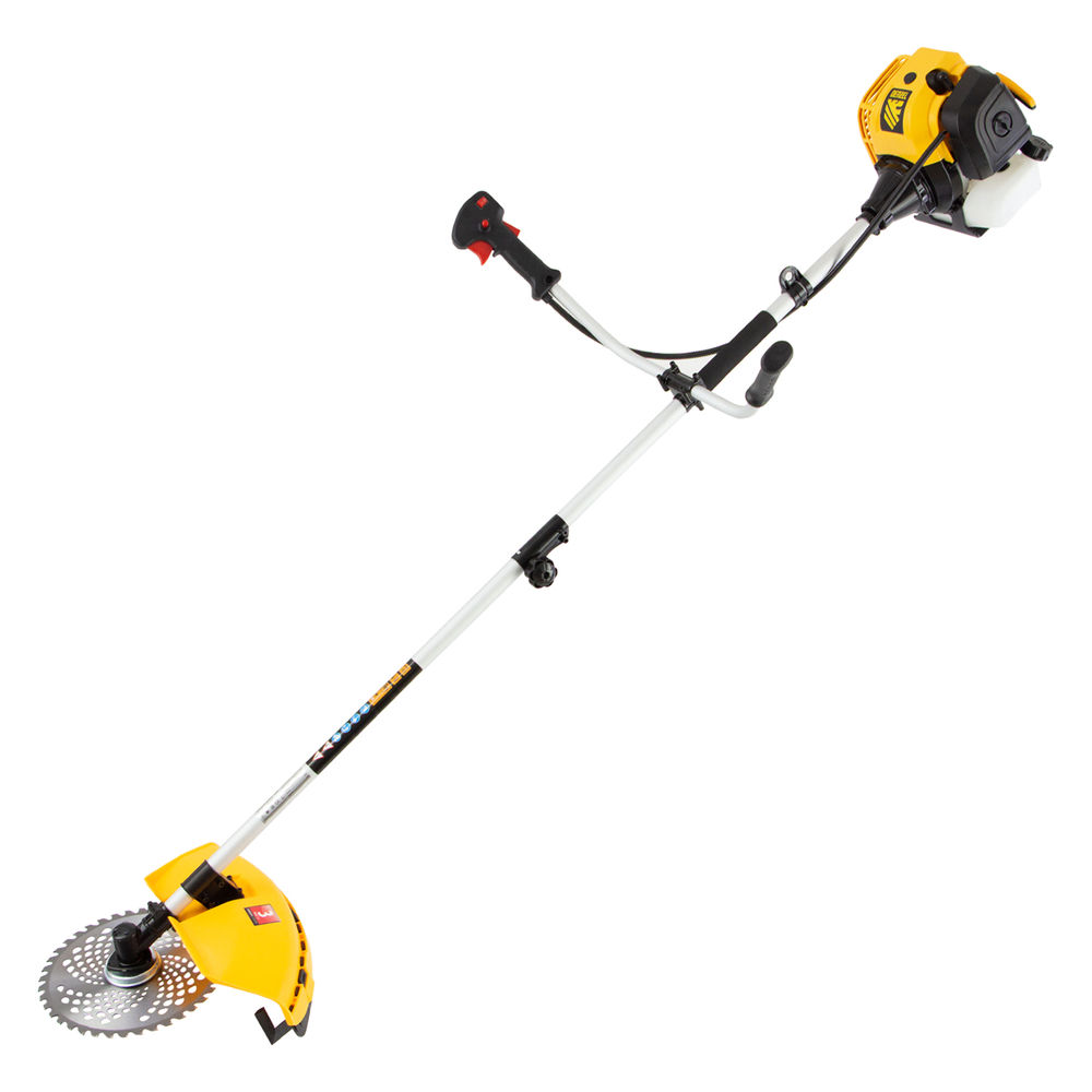 Триммер бензиновый DT 52S, 52 см3, 3 л. с, разъемная штанга, состоит из 2 частей Denzel (96227)