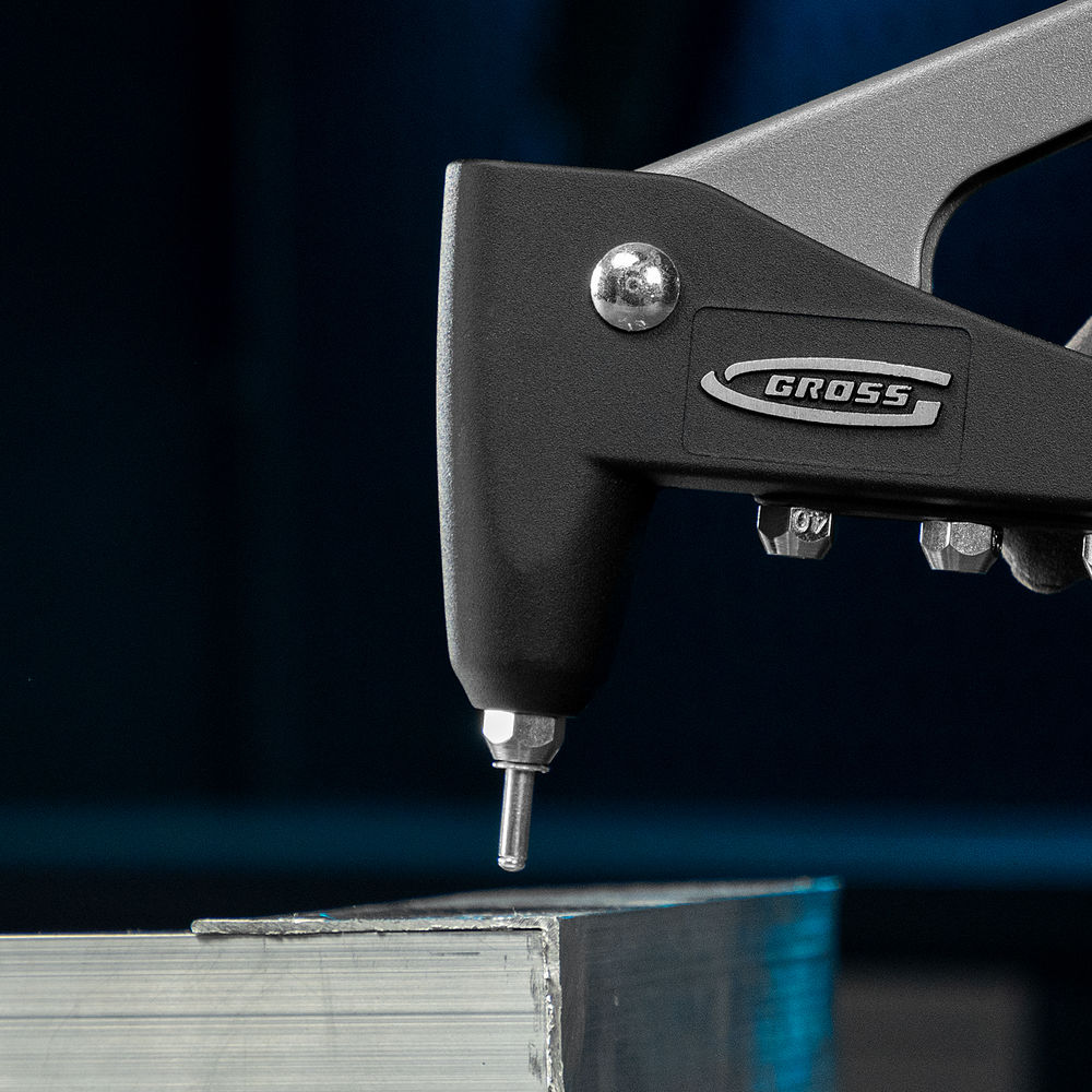 Заклепочник литой, заклепки 2.4-4.8 мм Gross (40401)