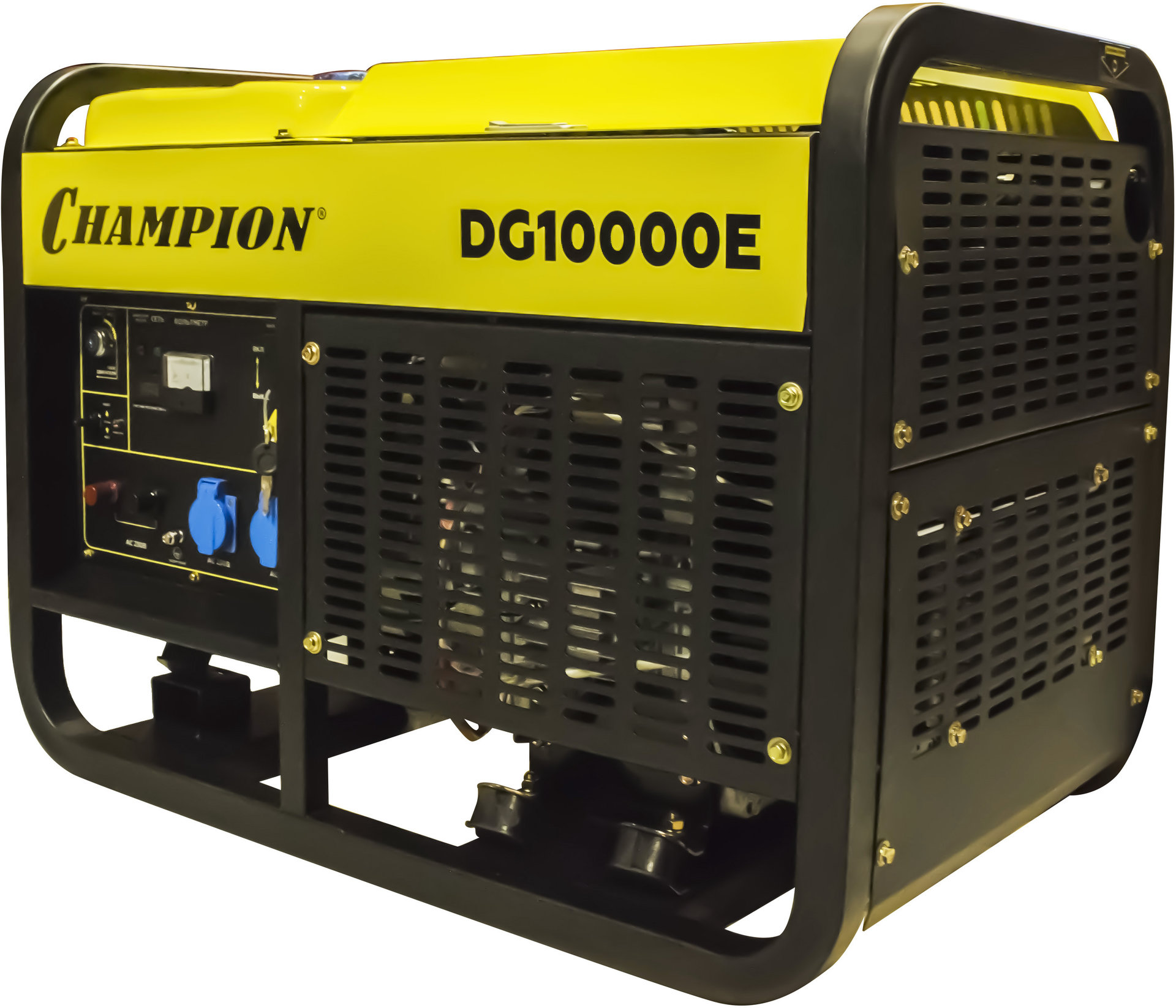 Генератор диз. CHAMPION DG10000E (10/11кВт 17лс 25л 170кг эл.стартер,колеса, счетчик) (DG10000E)