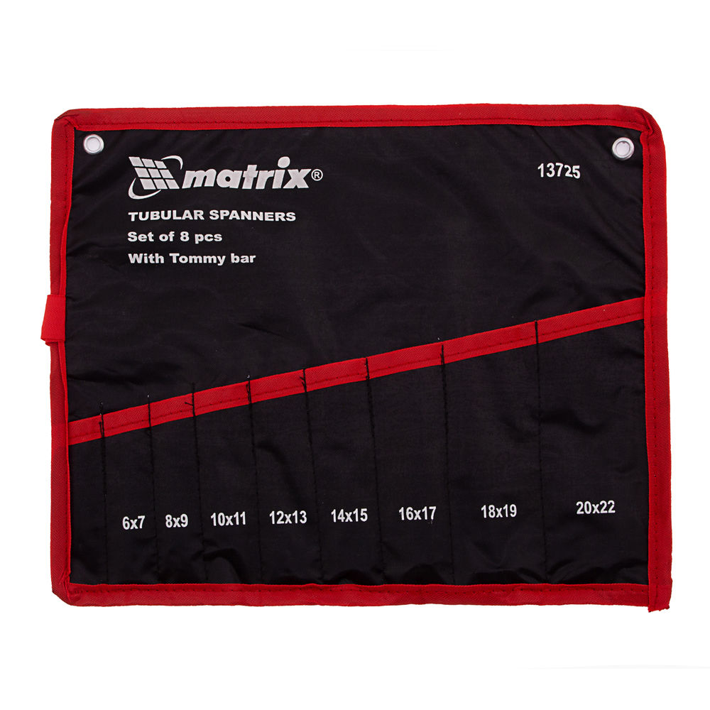 Набор ключей трубчатых торцевых 9 предметов Matrix