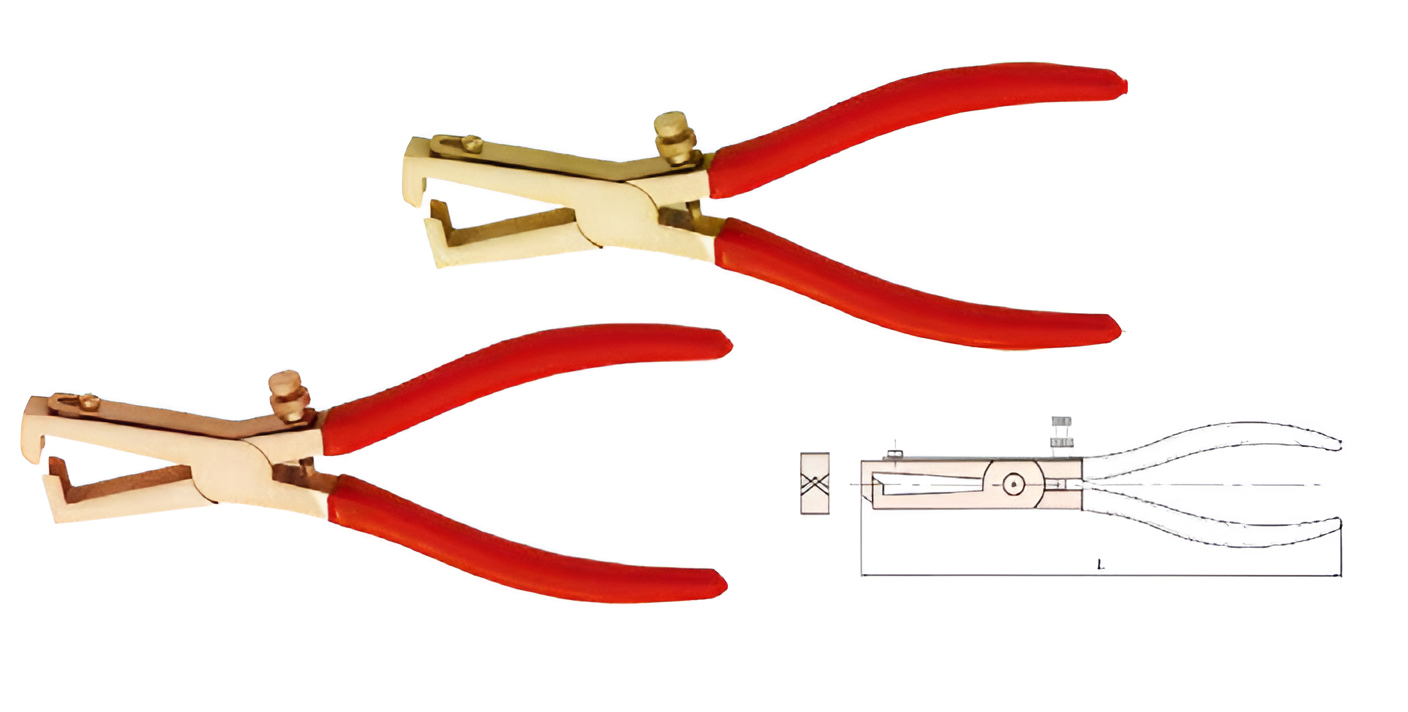 Клещи для снятия изоляции 170 искробезопасные сплав BeCu 257C-1002, HORTZ