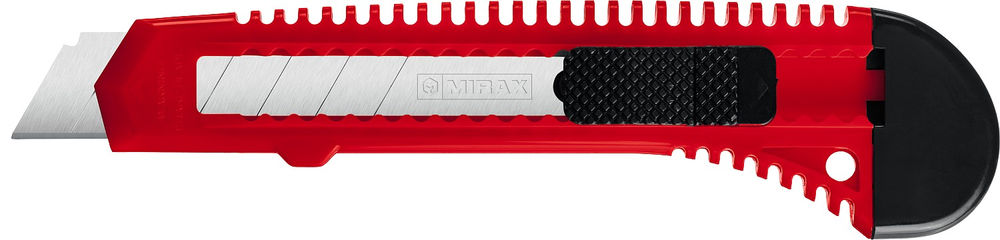 Нож со сдвижным фиксатором 18 мм MIRAX 09125
