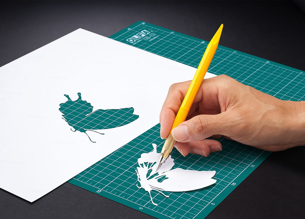 Перовой нож Utility Models для точных работ 4 мм OLFA OL-AK-5