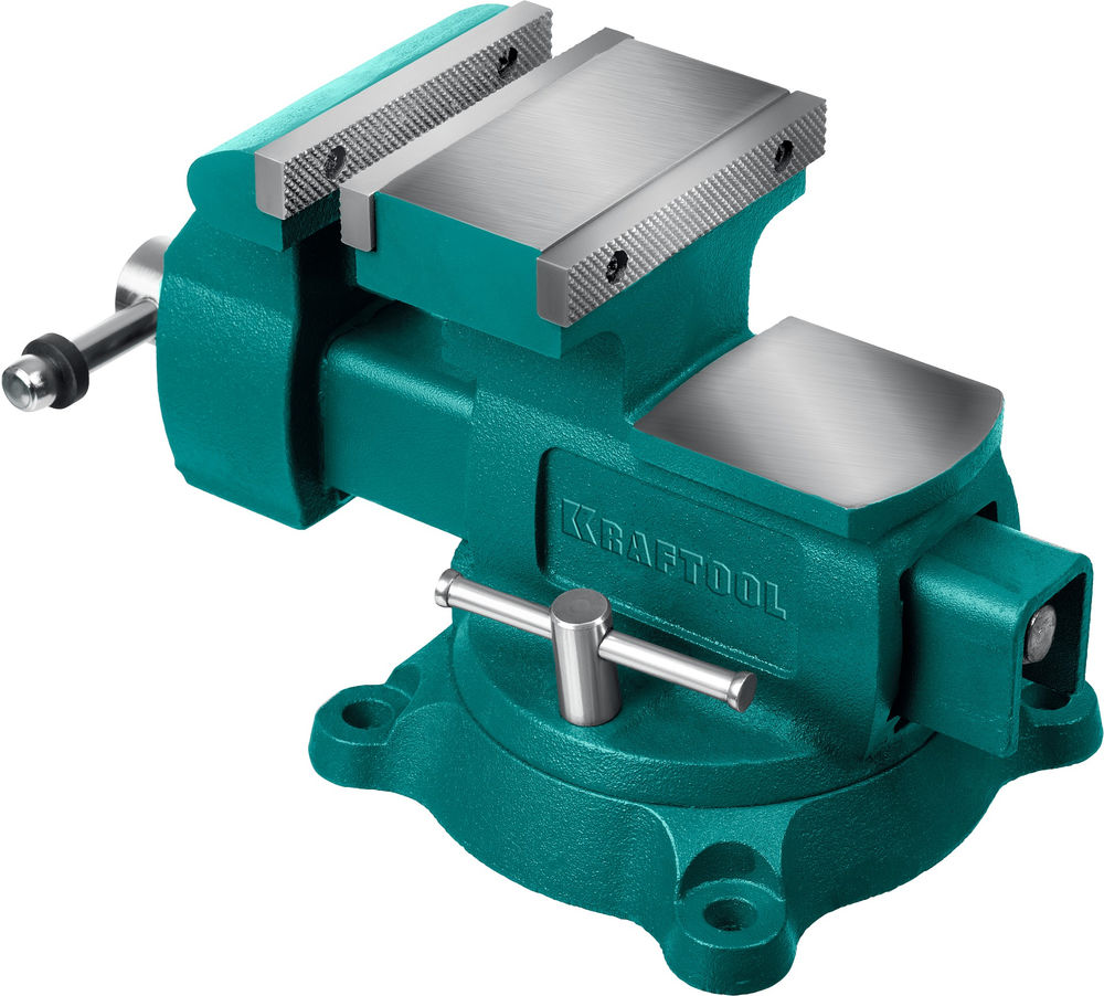 Тиски слесарные 165 мм, расход 324 мм Reversible KRAFTOOL 32705-165