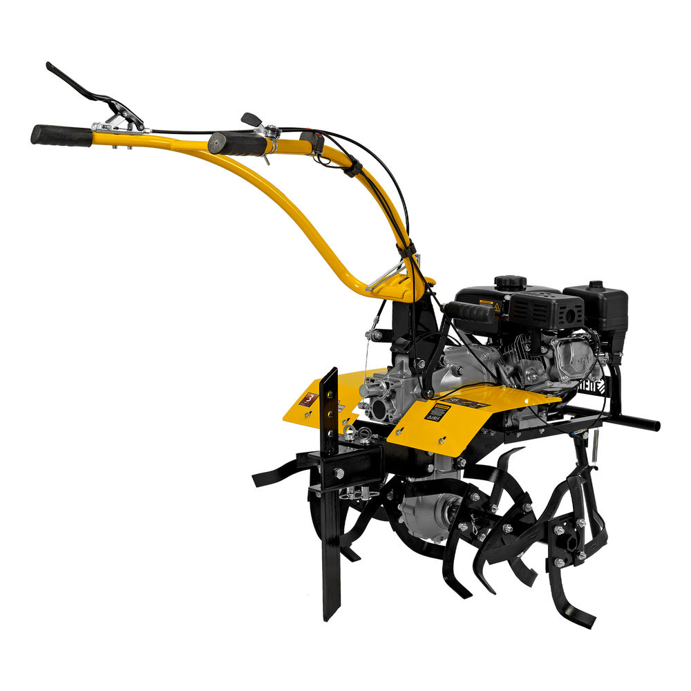 Мотоблок DPT-370X, 7 л.с, дисковое сцепление, ширина 90 см, глубина 35 см, фрез 3 х 4, ВОМ, передачи 3В/1Н Denzel (56406)