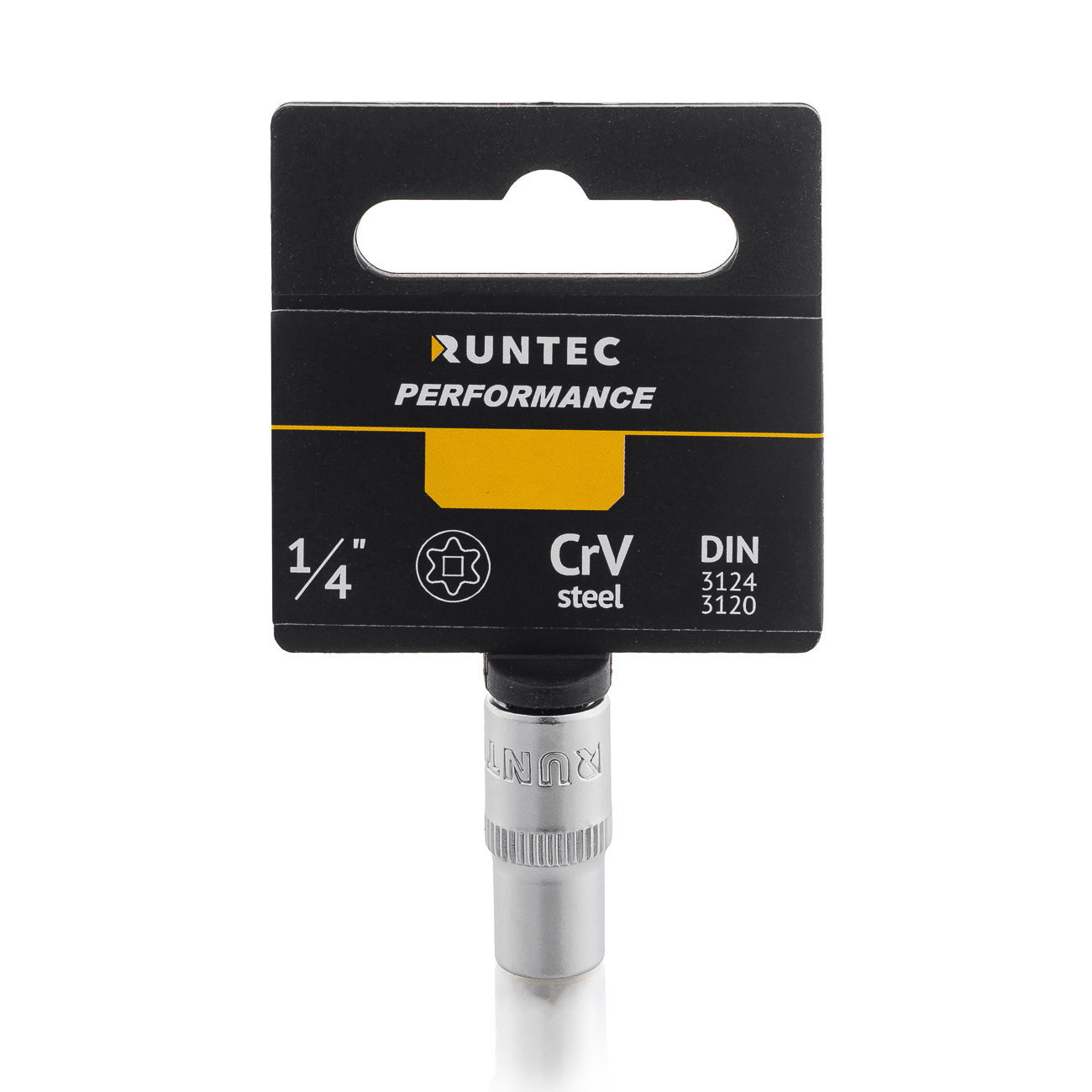 RUNTEC RT-H14SE8 Головка торцевая RUNTEC CrV, E-профиль, 1/4, E8 (RT-H14SE8)