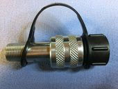 Быстроразъёмное соединение гидравлическое; 700 бар; 3/8; розетка, наружная резьба, ТЕХРИМ, БРС7-38М