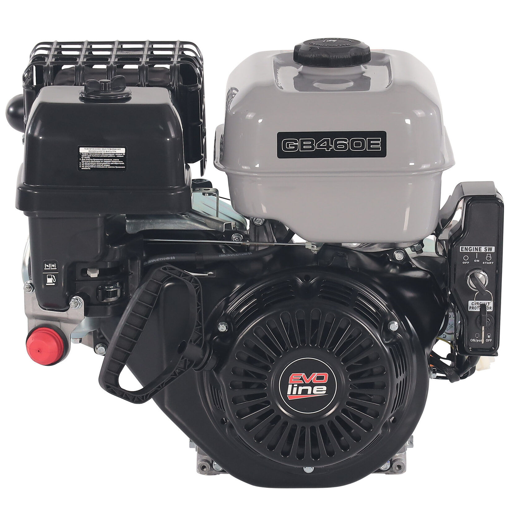 Двигатель бензиновый EVOline GB 460 E (произведено Zongshen)
