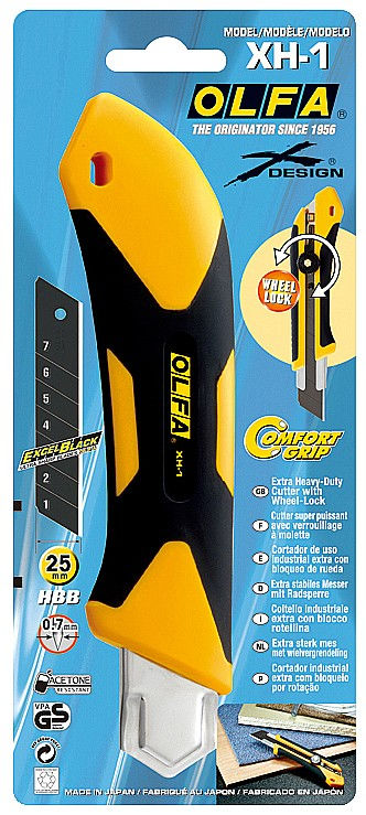 Нож с сегментированным лезвием 25 мм OLFA OL-XH-1