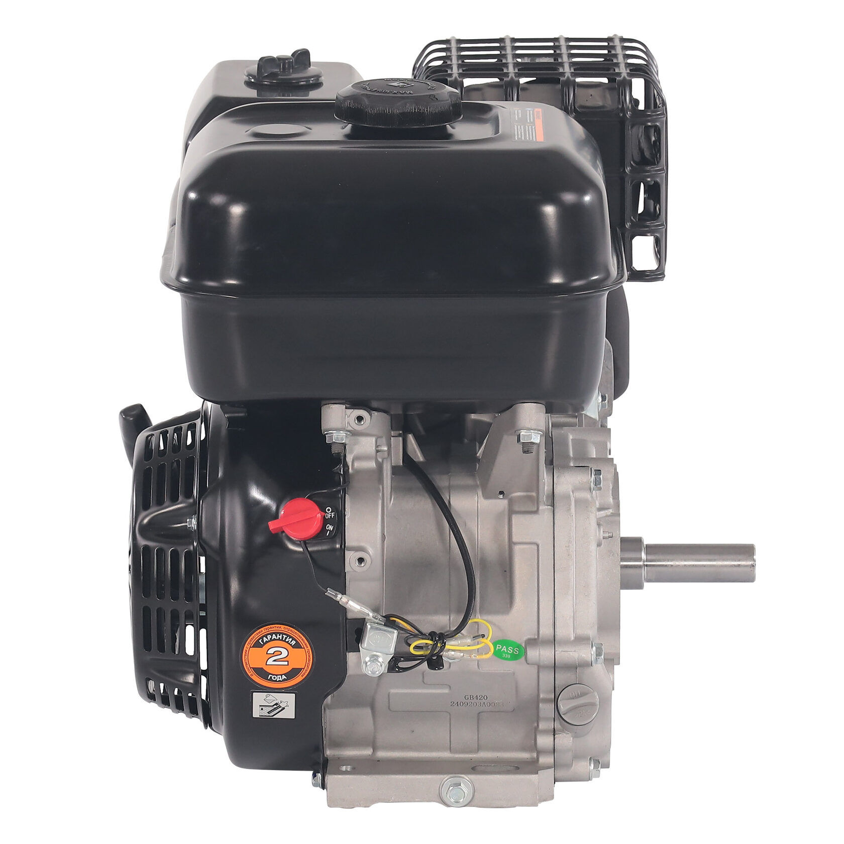Двигатель бензиновый EVOline GB 420 25,4 мм (произведено Zongshen)