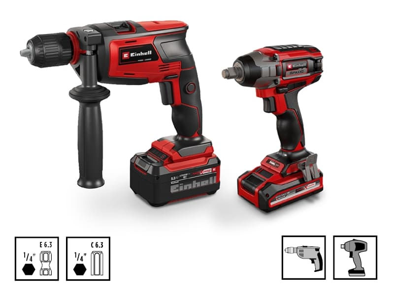 Набор бит и головок Einhell 28 предметов,ударопрочные,битодержатель,S-case (108703)