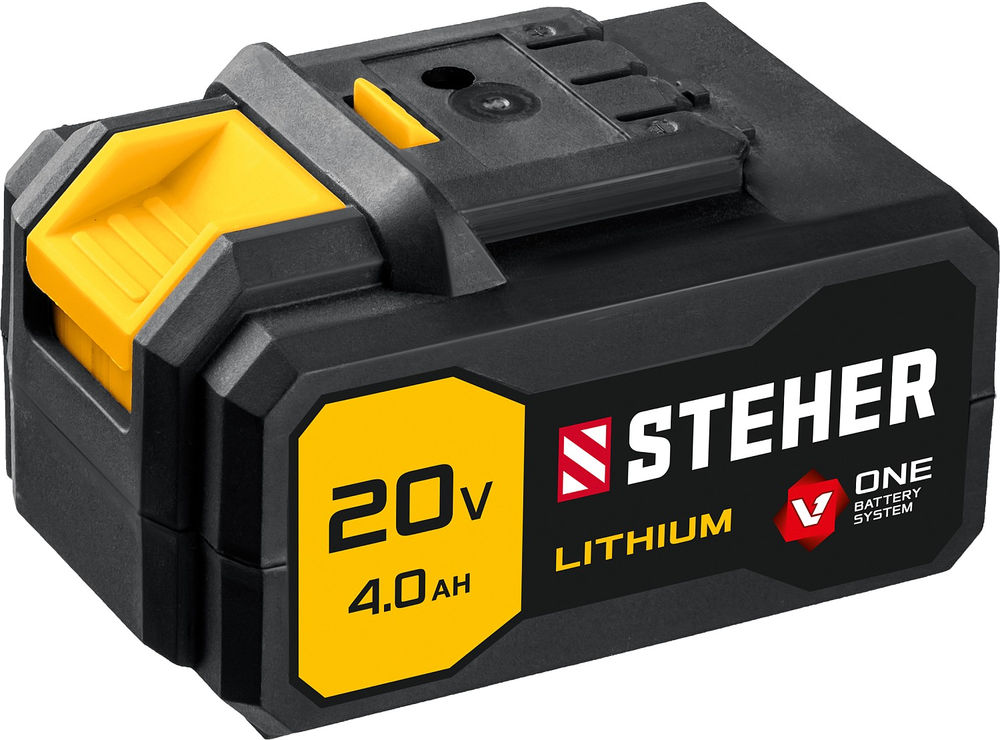 Батарея аккумуляторная V1 STEHER 20 В 4.0 А·ч V1-20-4  