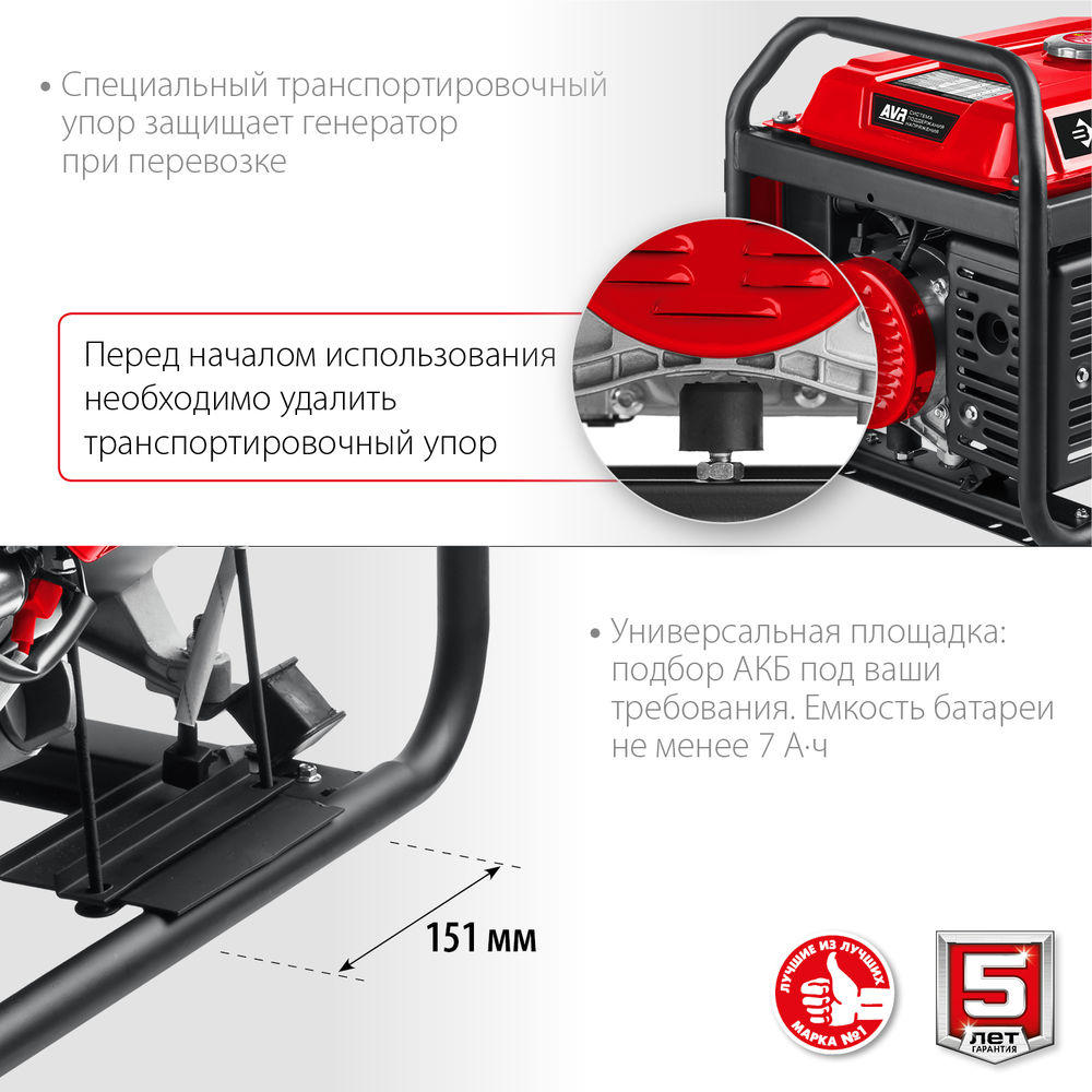 Генератор бензиновый 2800 Вт с электростартером ЗУБР СБ-2800Е
