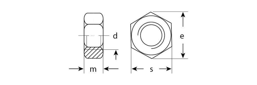 Гайка шестигранная M8, кл. пр. 6, цинк, 5 кг, ГОСТ ISO 4032-2014 ЗУБР 303550-08