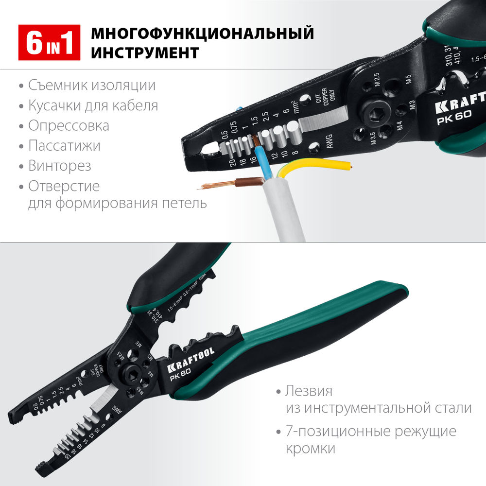 Многофункциональный стриппер 0.5–6 мм? PK-60 KRAFTOOL 22658