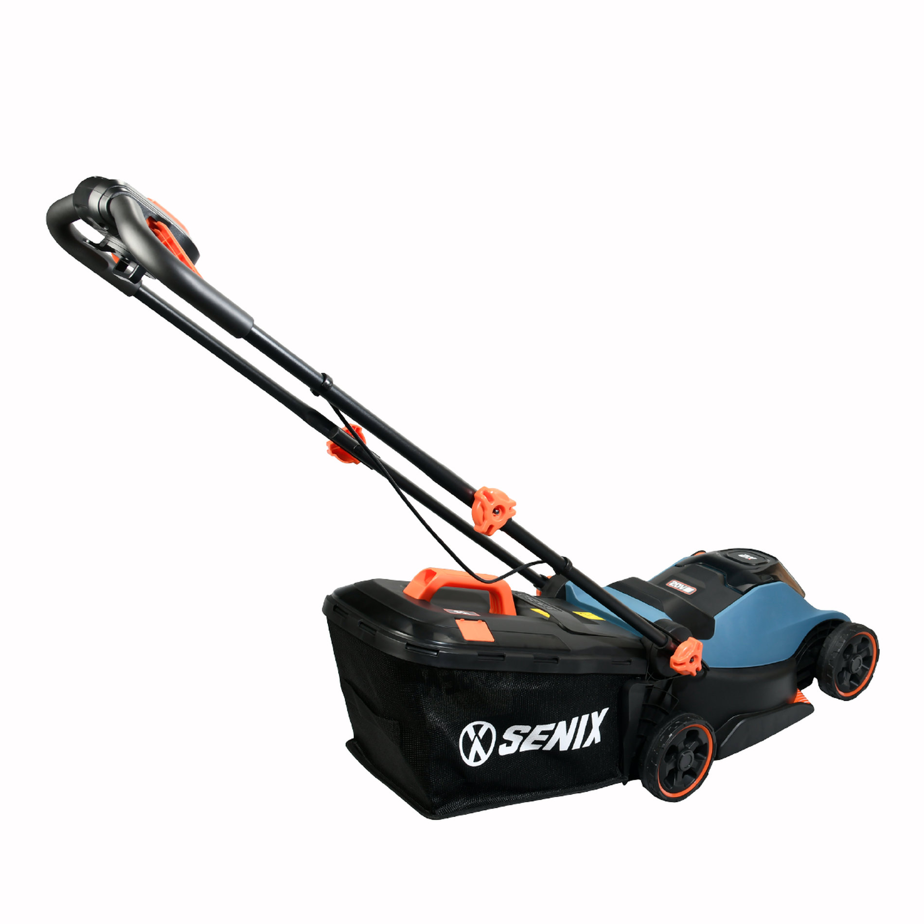 Газонокосилка аккумуляторная, 32 см, 1 аккумулятор 4Ач, ЗУ X2 20В