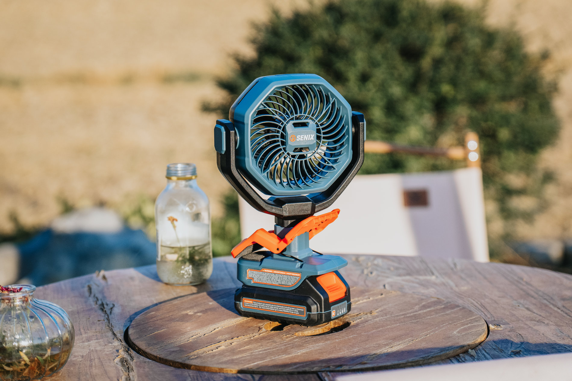 Вентилятор аккумуляторный, без АКБ и ЗУ X2 20В