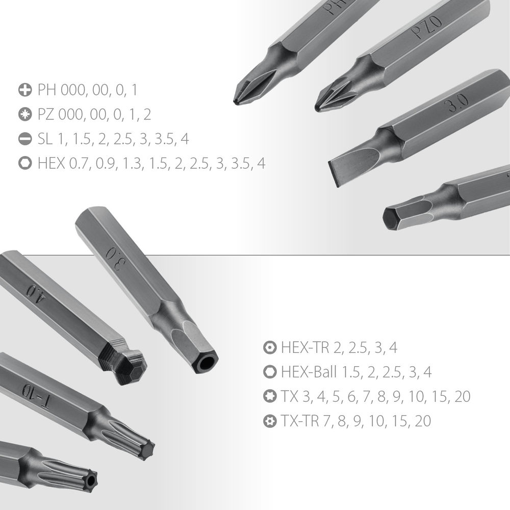 Отвертка для точных работ Precision-51, 51 предм. KRAFTOOL 25691