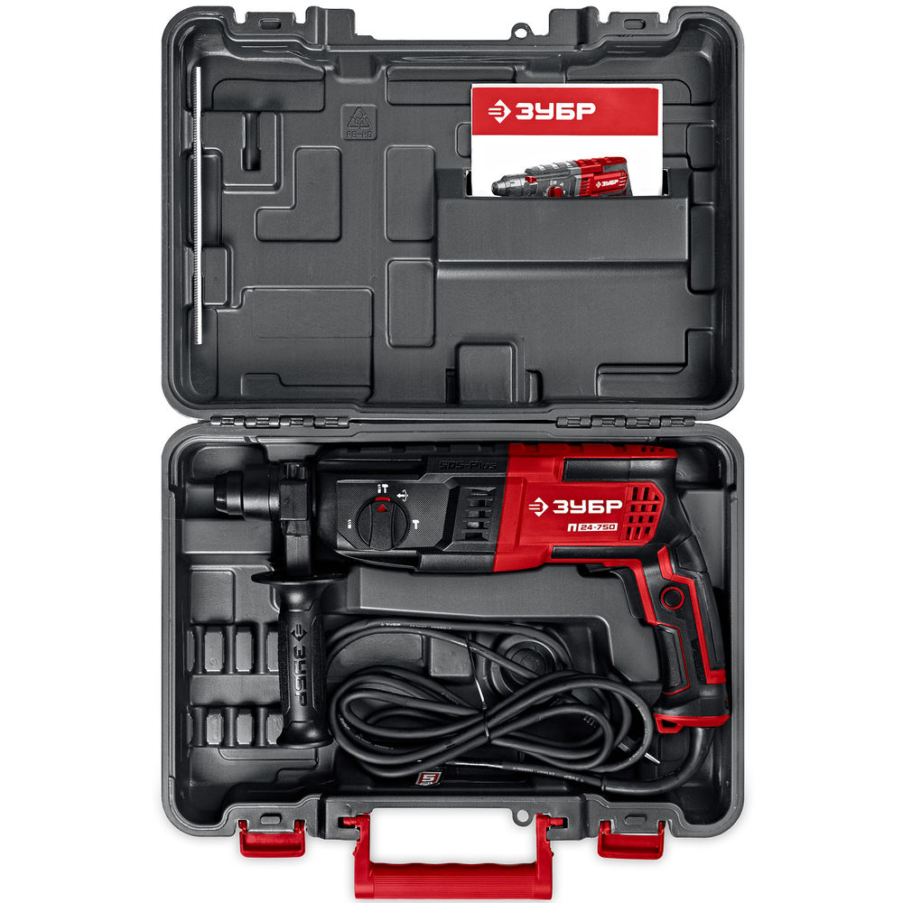 Перфоратор SDS Plus 24 мм 750 Вт ЗУБР П-24-750