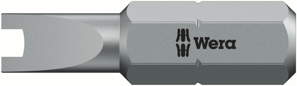 Бита спаннер-вилочный ключ 8 x 25 мм 1/4 C6.3 Spanner Snake-Eye серия 857/1 Z Wera WE-057152