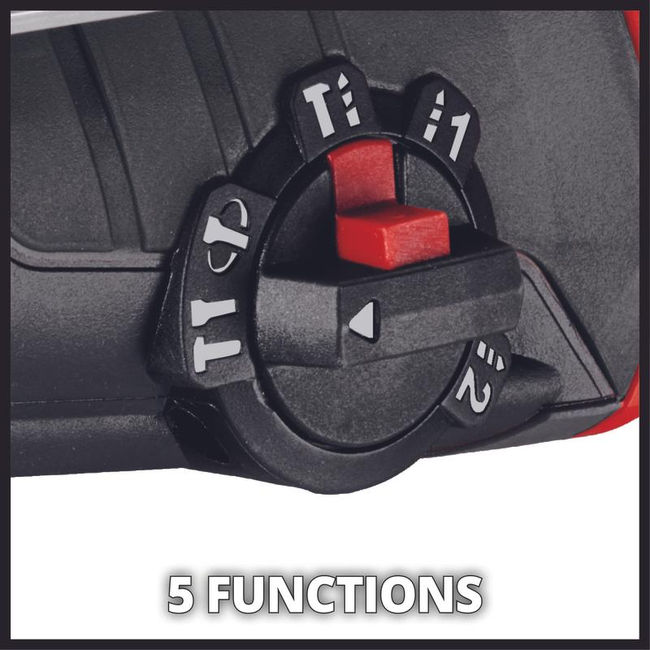 Перфоратор Einhell TE-RH 950 5F,SDS-plus,950Вт,2ск,0-1200/2600об/мин,28мм,3Дж,2 патрона,кейс E-Box (4257978)