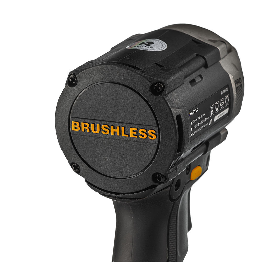 RUNTEC RT-IW500 Гайковерт ударный аккумуляторный RUNTEC PRO 1/2, 20В, 2*4Ач, 500Нм (RT-IW500)