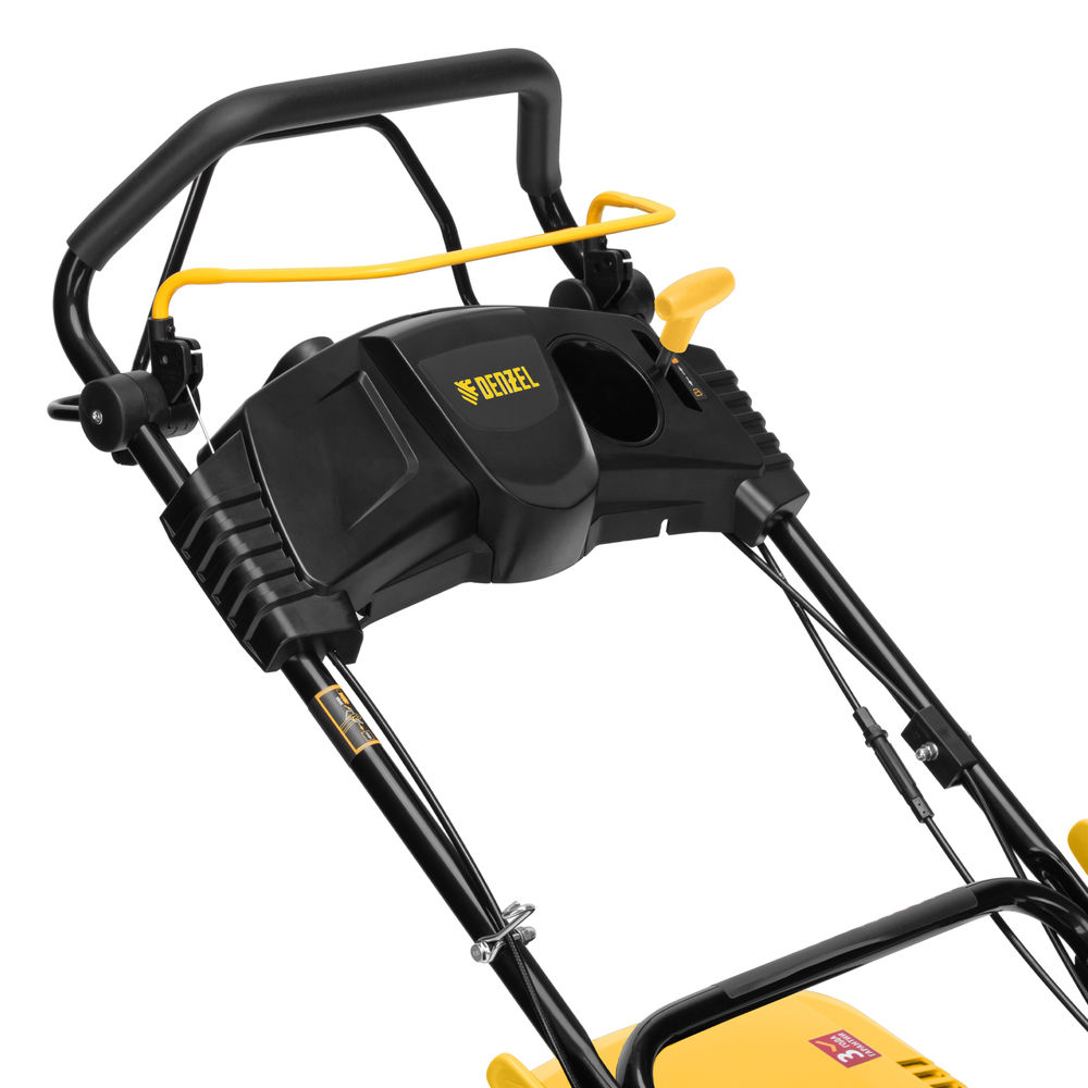 Бензиновая газонокосилка GLT-460SP-T, Trike 149 см3, 46 см, привод, панель, 60л Denzel  (58810)